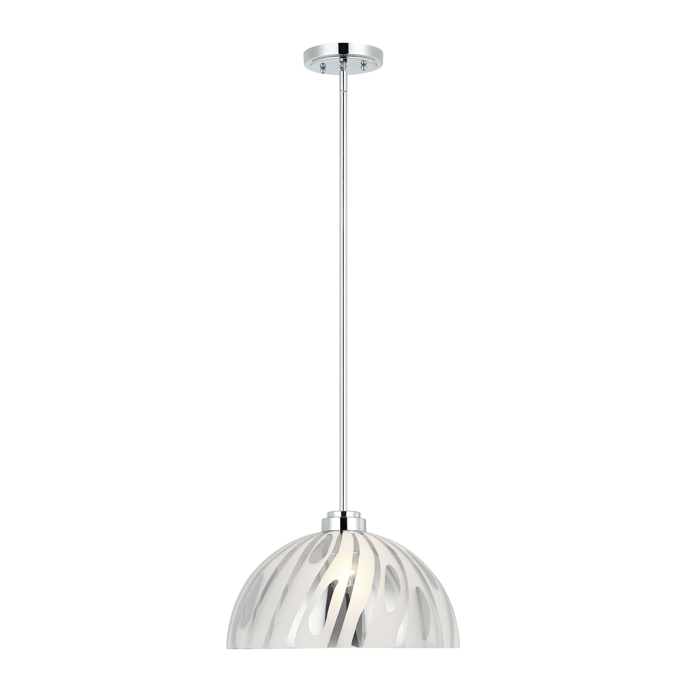 Chroman Empire 1 Light 16 in Dome Pendant