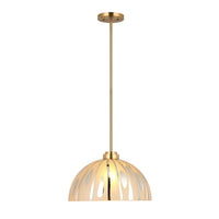 Chroman Empire 1 Light 16 in Dome Pendant
