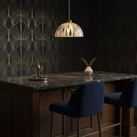 Chroman Empire 1 Light 16 in Dome Pendant