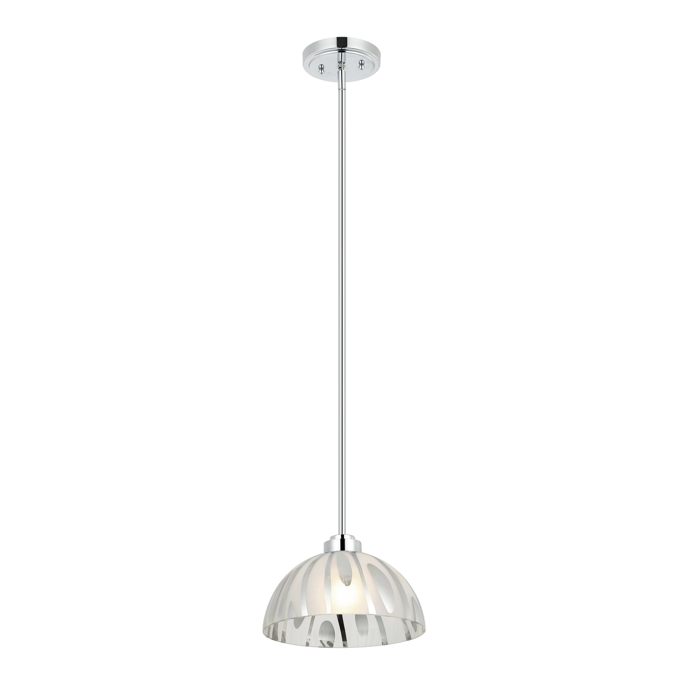 Chroman Empire 1 Light 10 in Dome Pendant