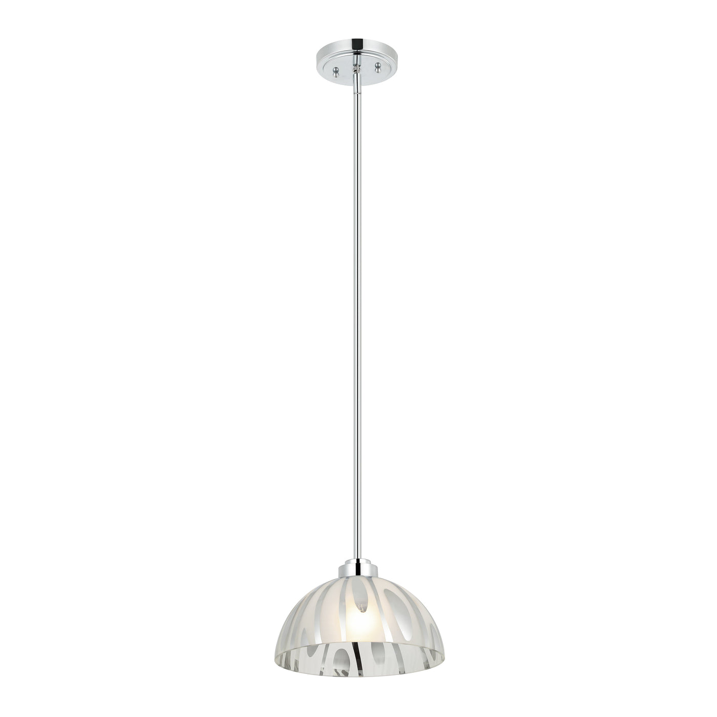 Chroman Empire 1 Light 10 in Dome Pendant