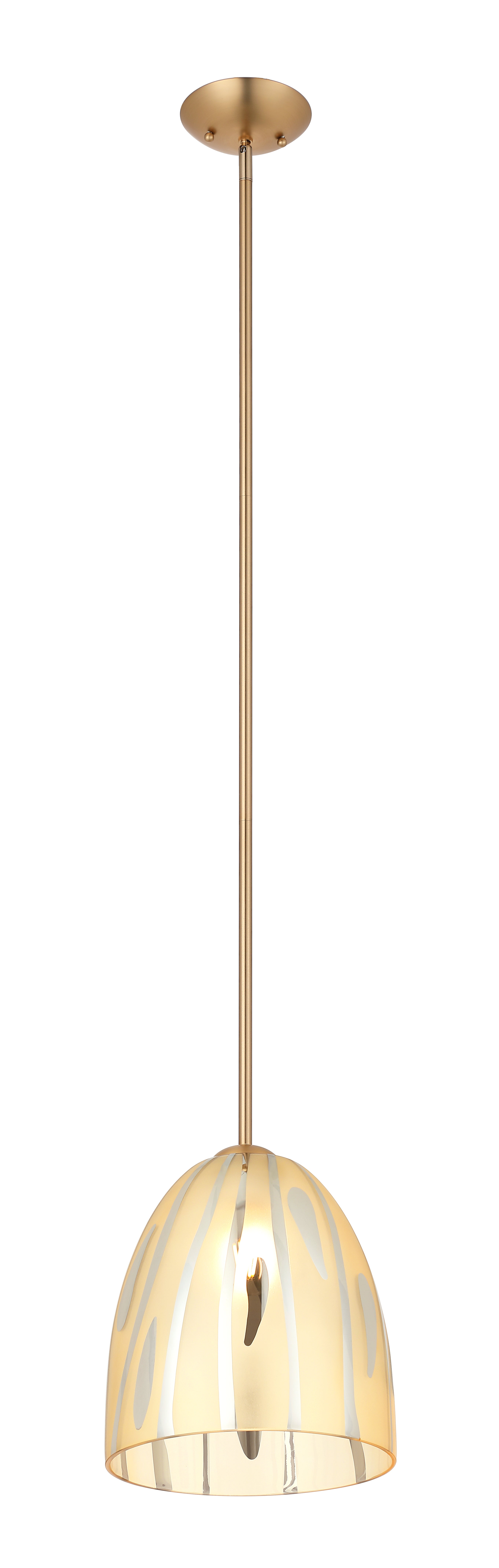 Chroman Empire 1 Light 10 in Bell Pendant