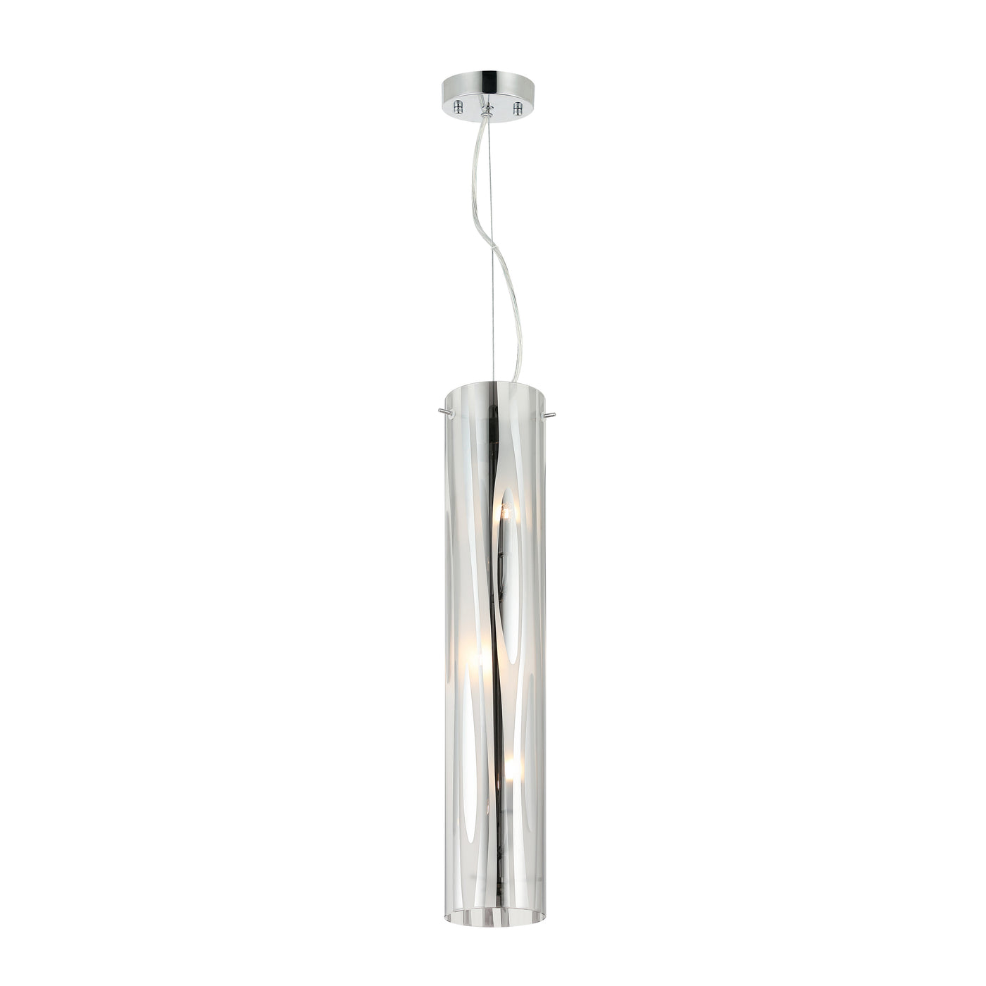 Chroman Empire 3 Light Tall Cylinder Pendant