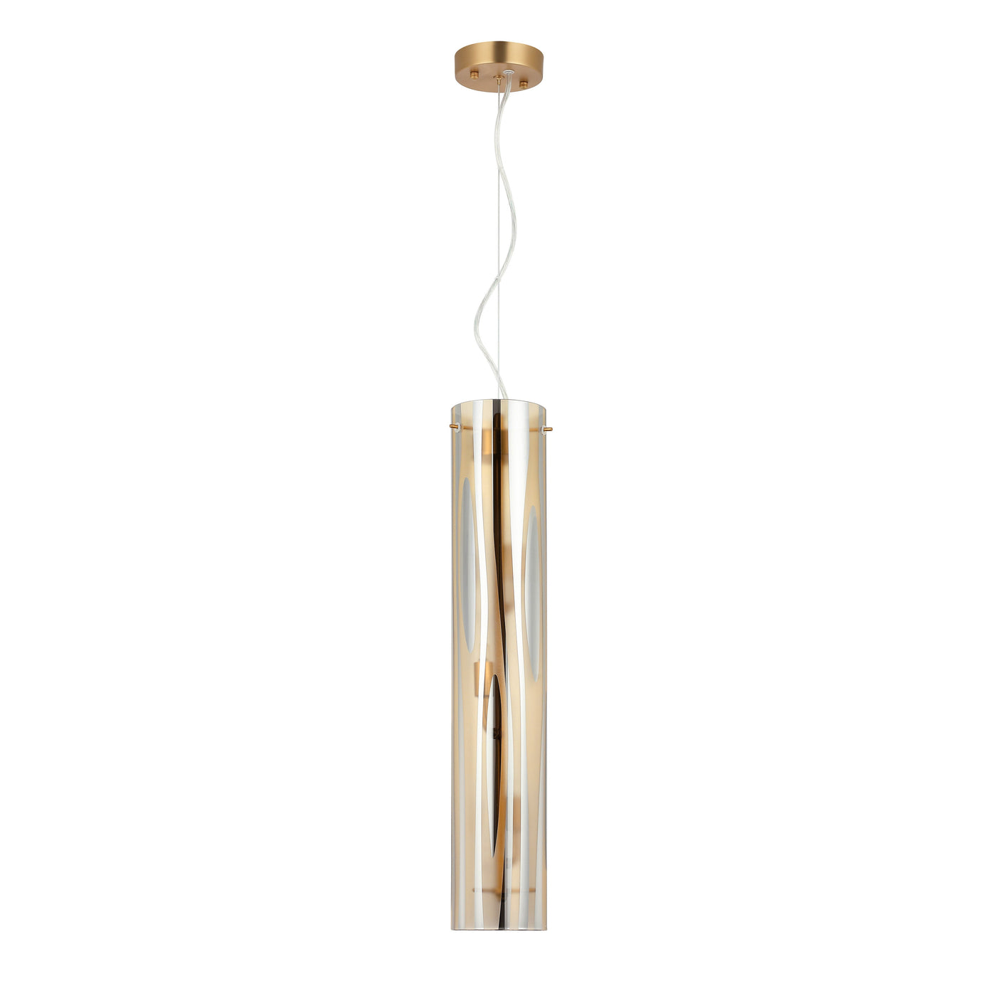 Chroman Empire 3 Light Tall Cylinder Pendant