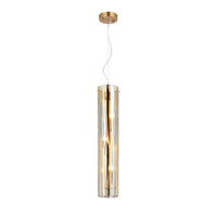 Chroman Empire 3 Light Tall Cylinder Pendant