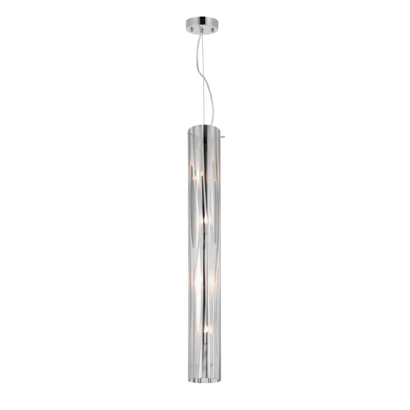 Chroman Empire 4 Light Tall Cylinder Pendant