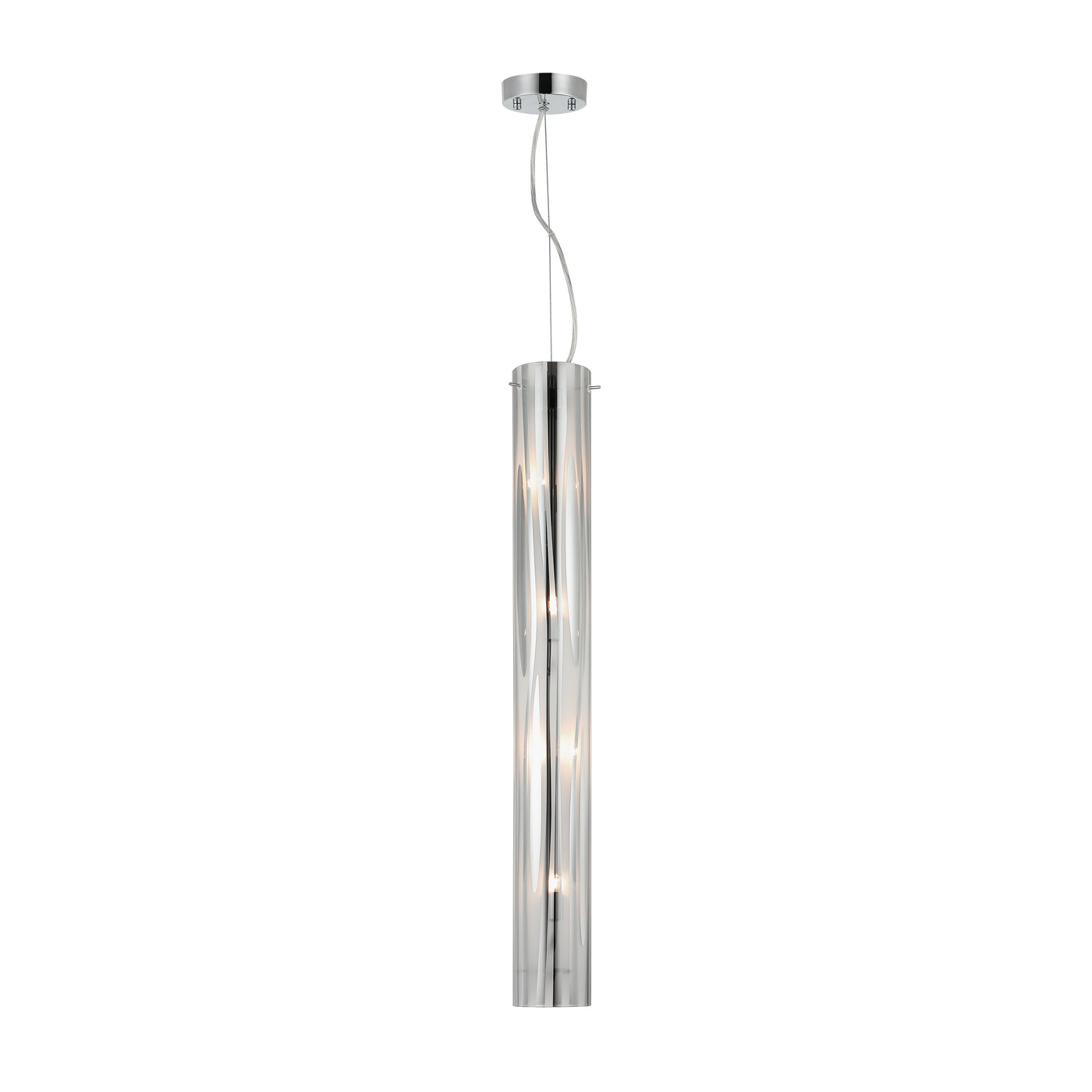 Chroman Empire 4 Light Tall Cylinder Pendant