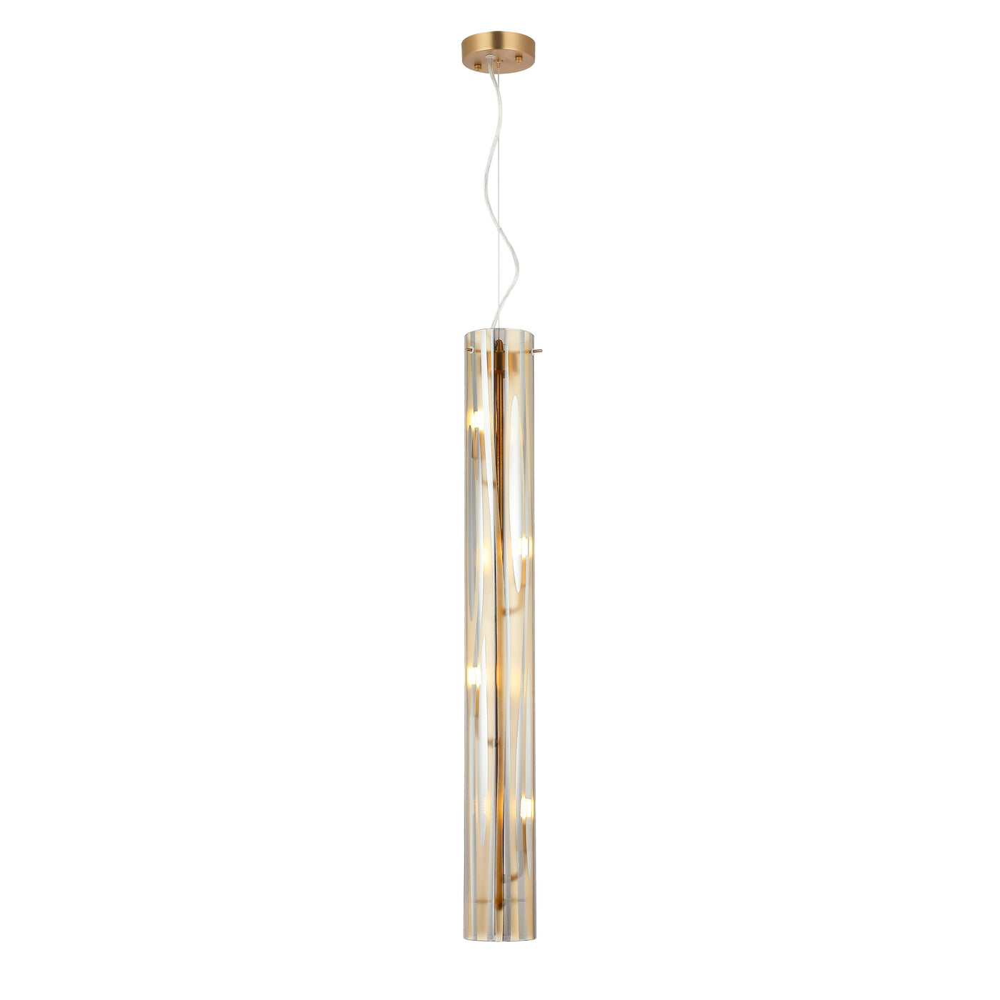 Chroman Empire 4 Light Tall Cylinder Pendant