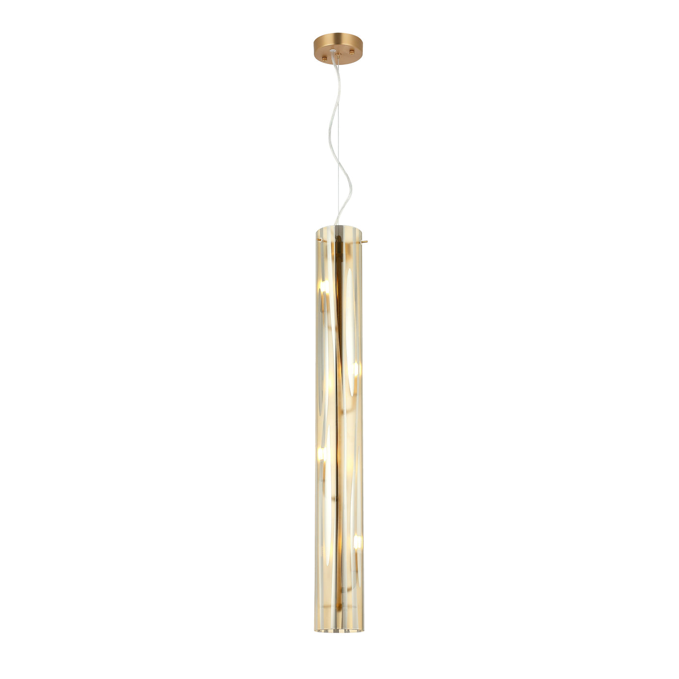 Chroman Empire 4 Light Tall Cylinder Pendant