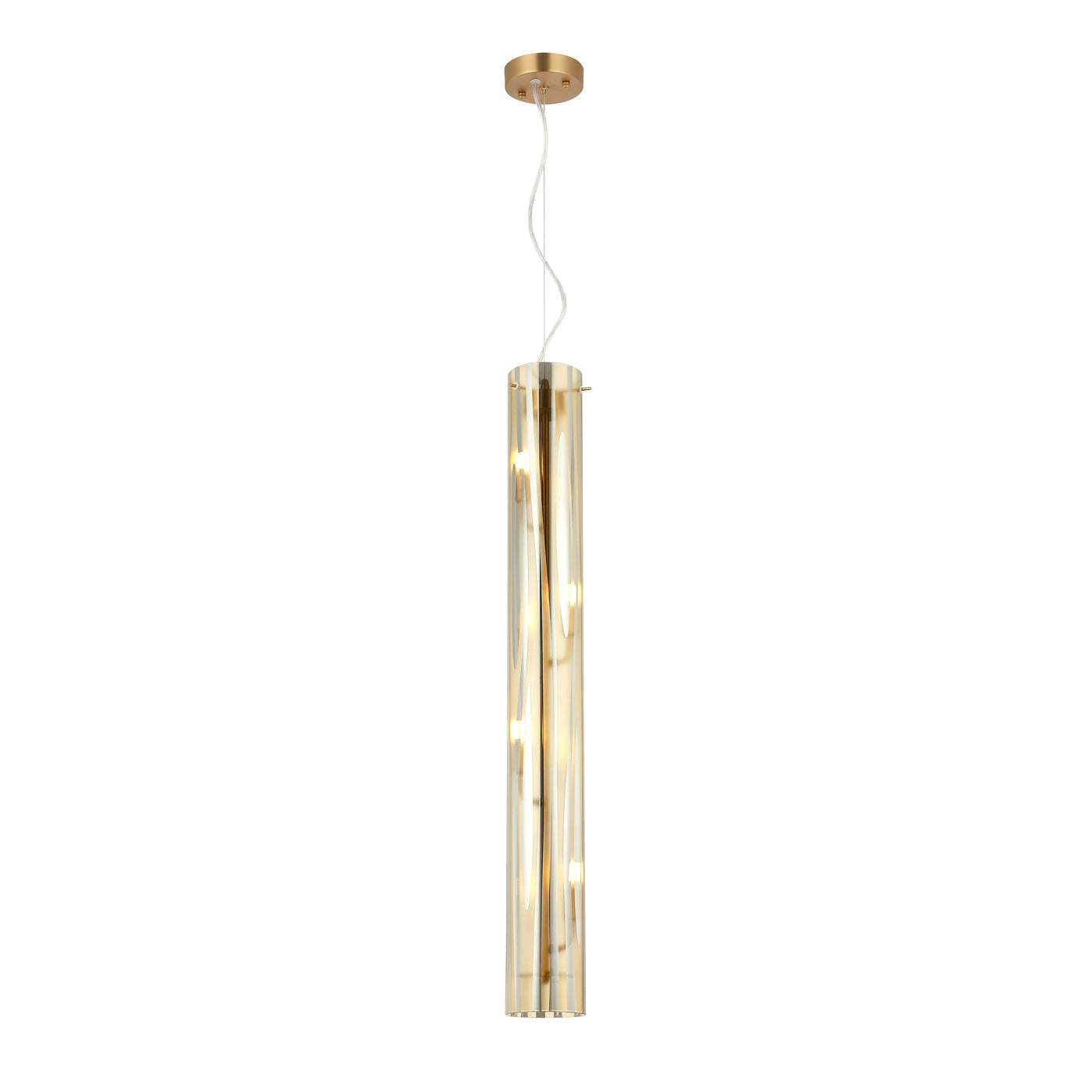 Chroman Empire 4 Light Tall Cylinder Pendant