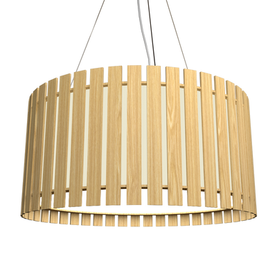 8.66'' Minimalist Slatted Accord Pendant Light