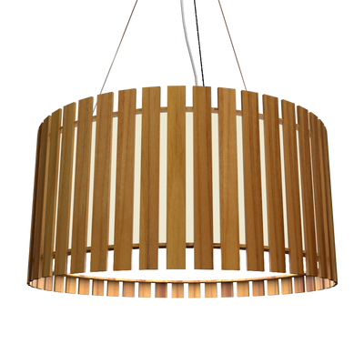 8.66'' Artisan Slatted LED Accord Pendant Light