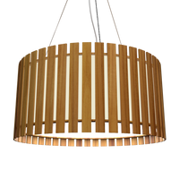 8.66'' Designer Slatted LED Accord Pendant Light