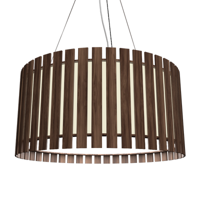 8.66'' Designer Slatted LED Accord Pendant Light