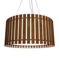 8.66'' Sculptural Slatted LED Accord Pendant Light