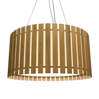 8.66'' Sculptural Slatted LED Accord Pendant Light