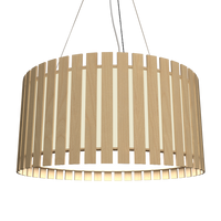 8.66'' Sculptural Slatted LED Accord Pendant Light
