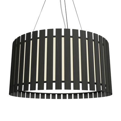 8.66'' Sculptural Slatted LED Accord Pendant Light