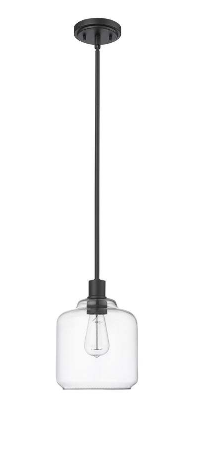10.2'' Asheville Matte Black 1 Light Mini Pendant