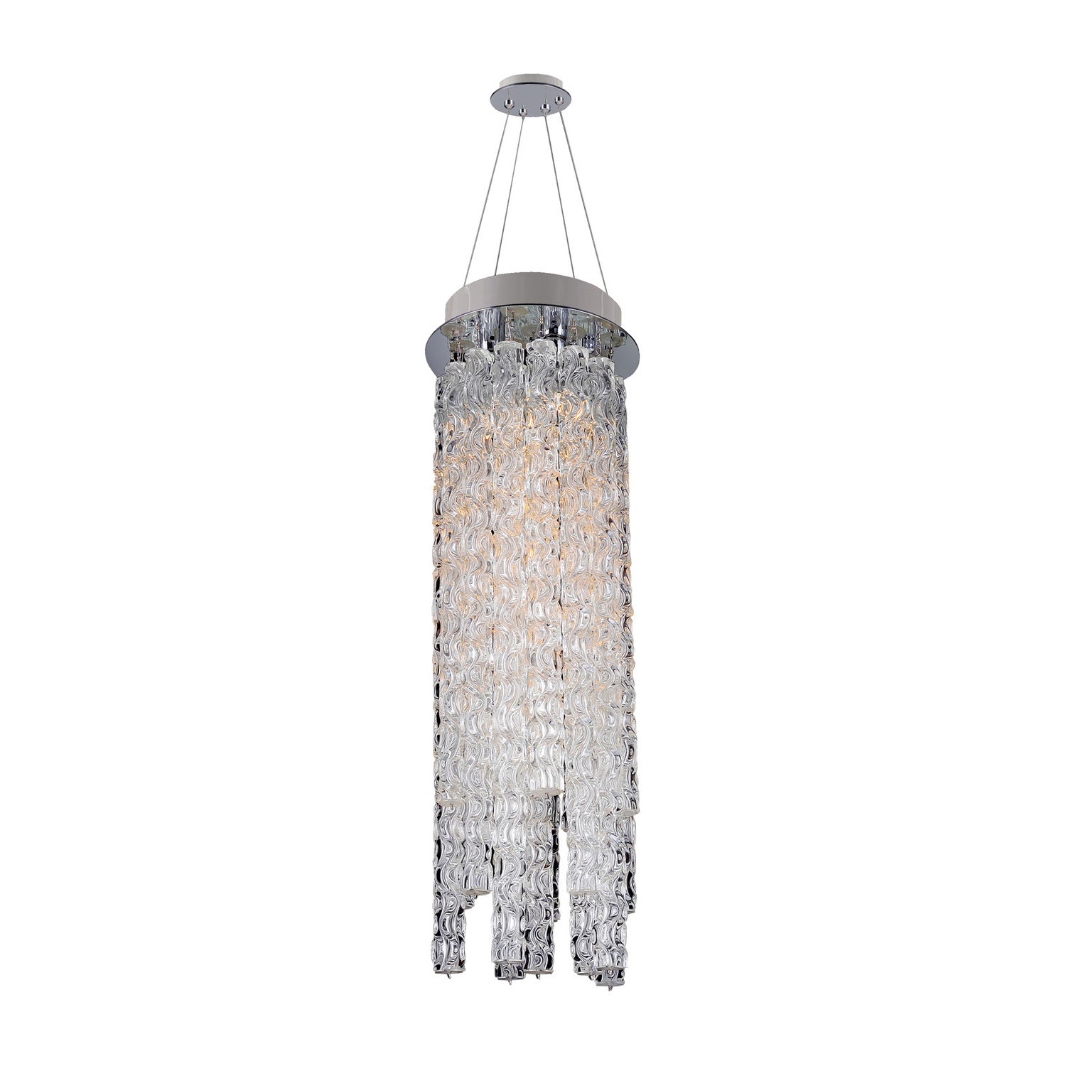 30'' Botticelli 3 Light Chrome Flush Mount