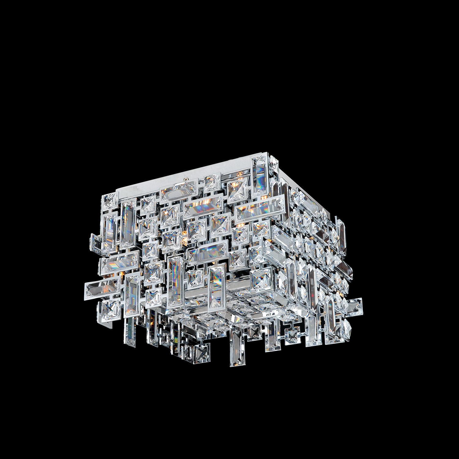 9.5'' Vermeer 4 Light Chrome Flush Mount
