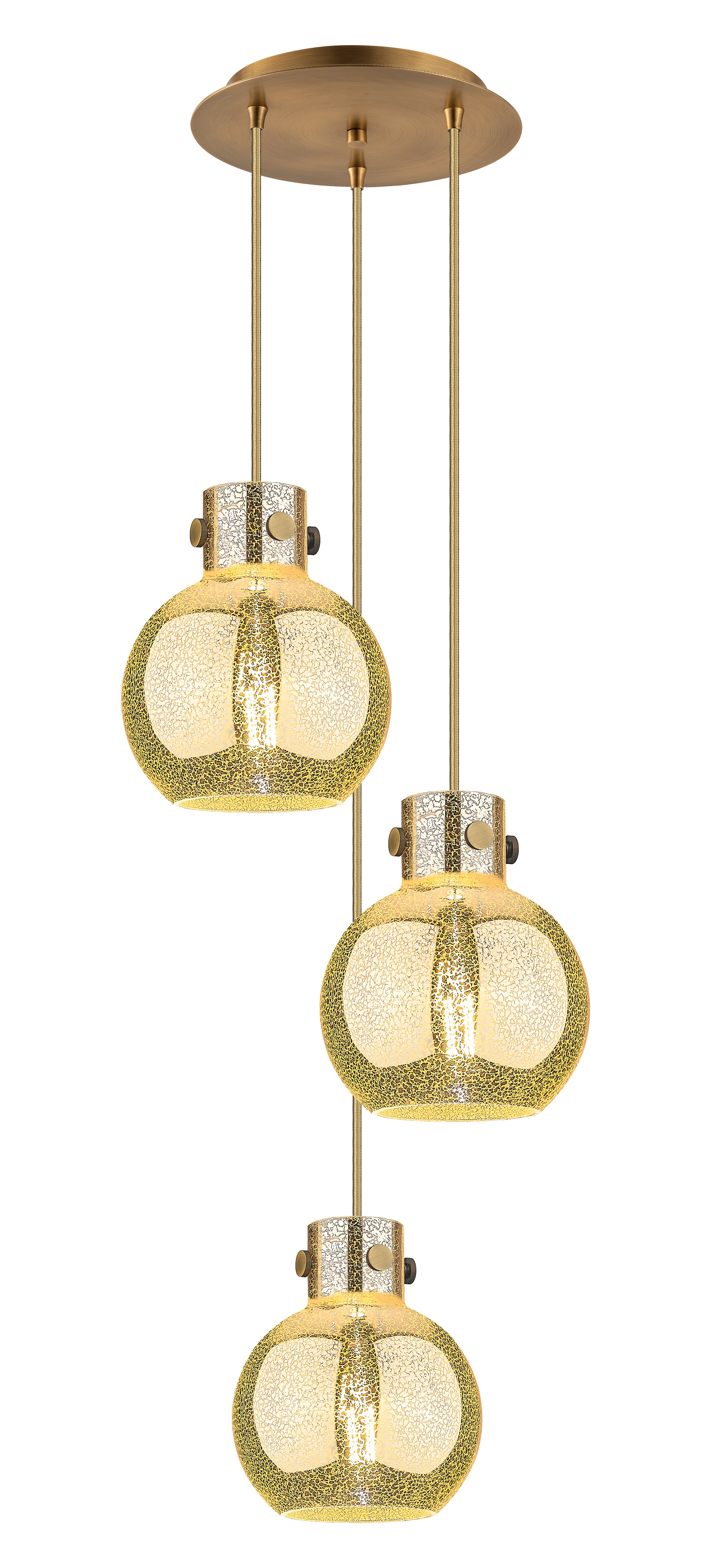Downtown Urban Multi Pendant Brushed Brass