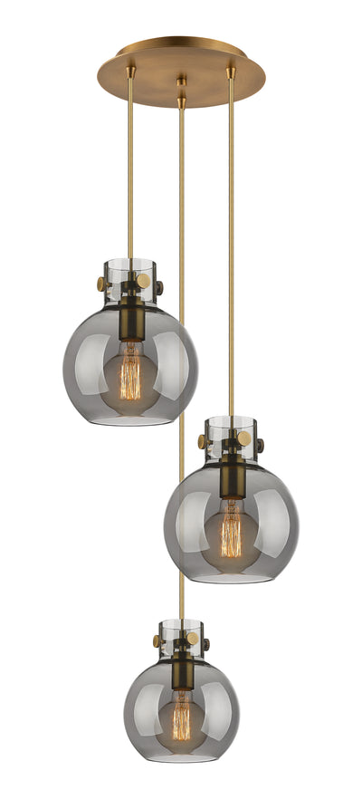Downtown Urban Multi Pendant Brushed Brass