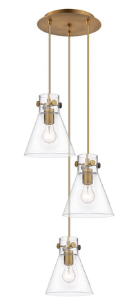 Downtown Urban Multi Pendant Dimmable Brass