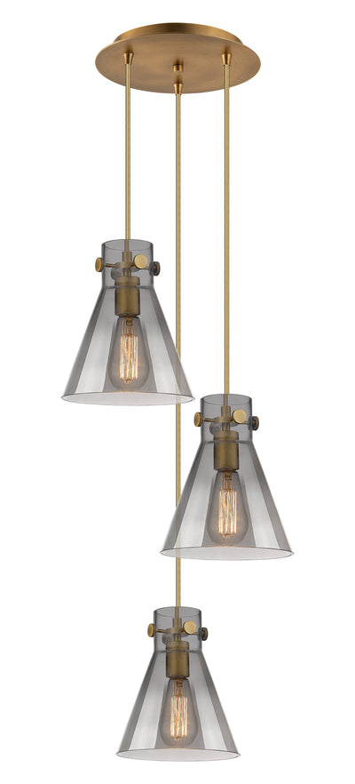 Downtown Urban Multi Pendant Dimmable Brass