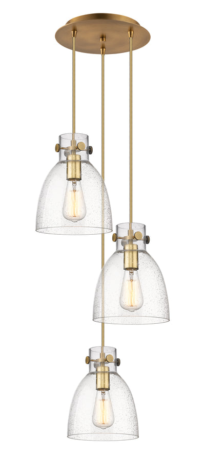 Downtown Urban Multi Pendant Brushed Brass