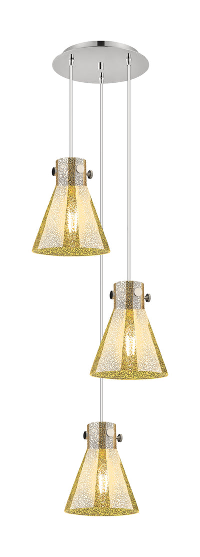 Downtown Urban Multi Pendant Dimmable Brass