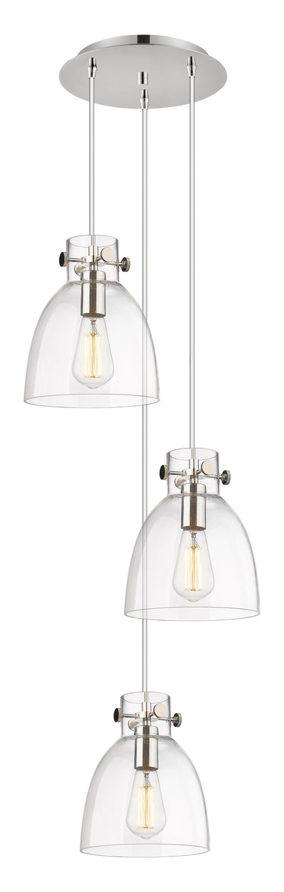Downtown Urban Multi Pendant Brushed Brass
