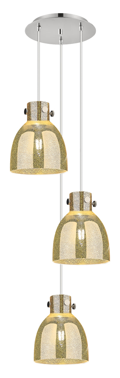 Downtown Urban Multi Pendant Brushed Brass