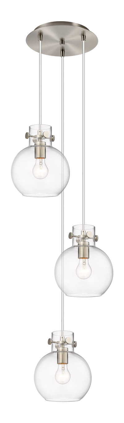 Downtown Urban Multi Pendant Brushed Brass