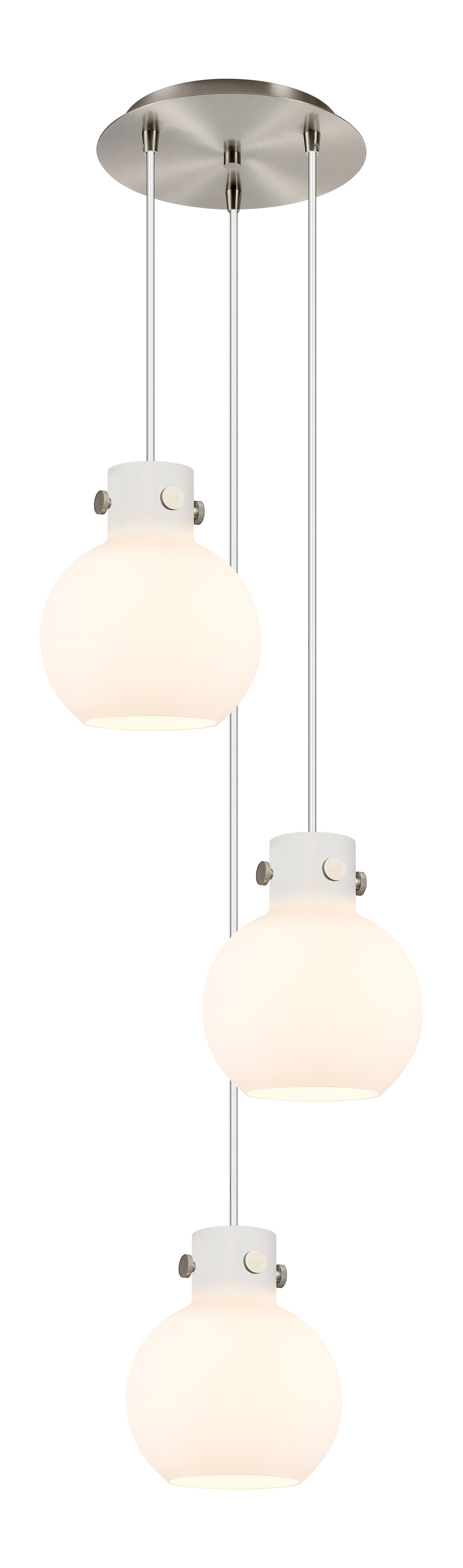 Downtown Urban Multi Pendant Brushed Brass