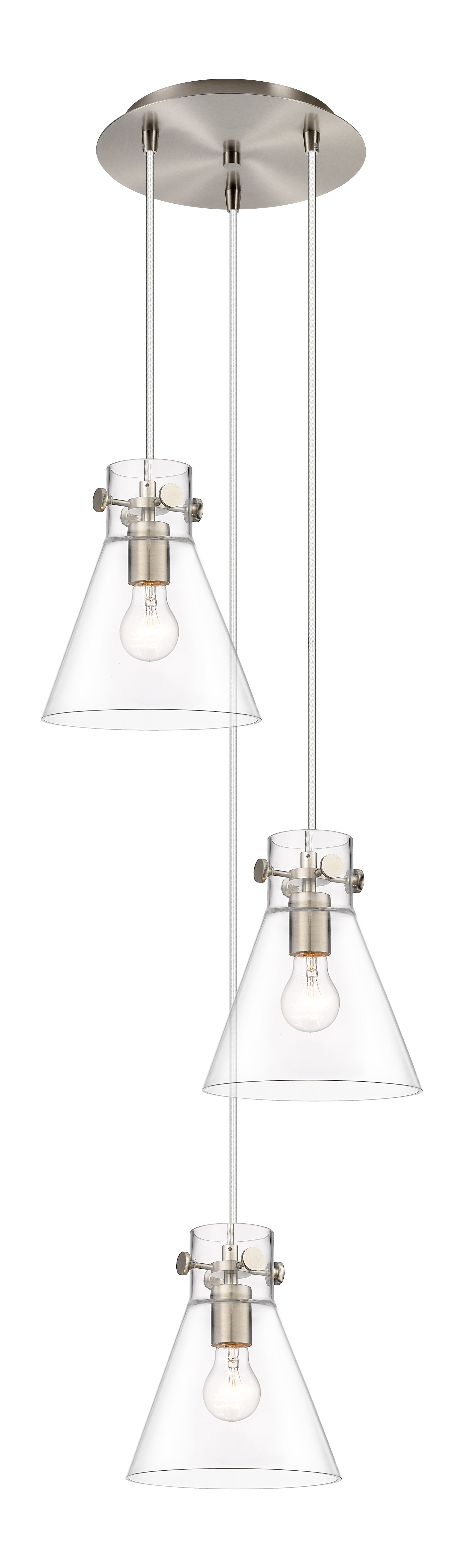 Downtown Urban Multi Pendant Dimmable Brass
