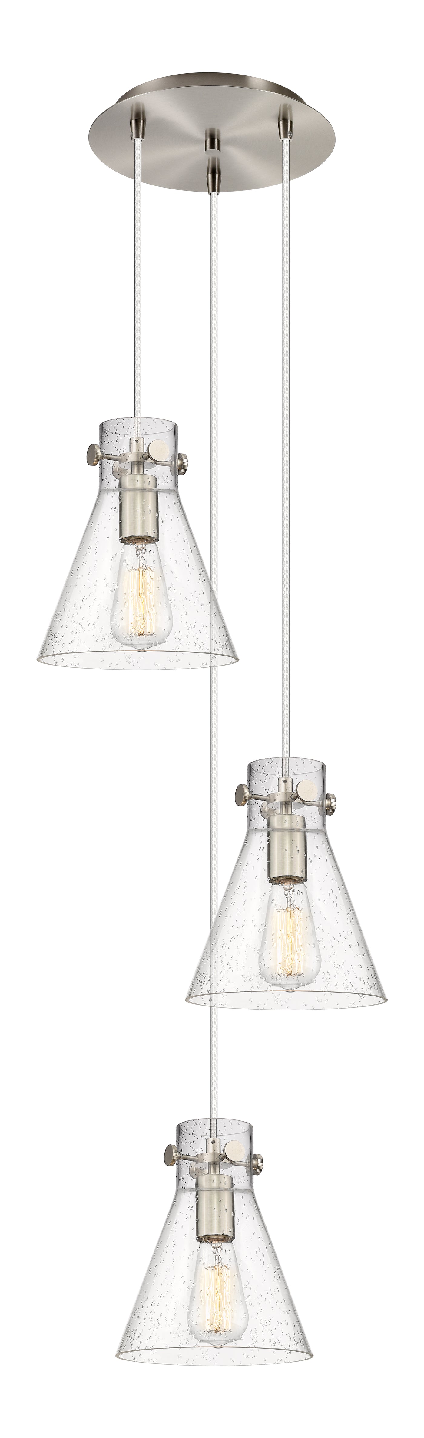 Downtown Urban Multi Pendant Dimmable Brass