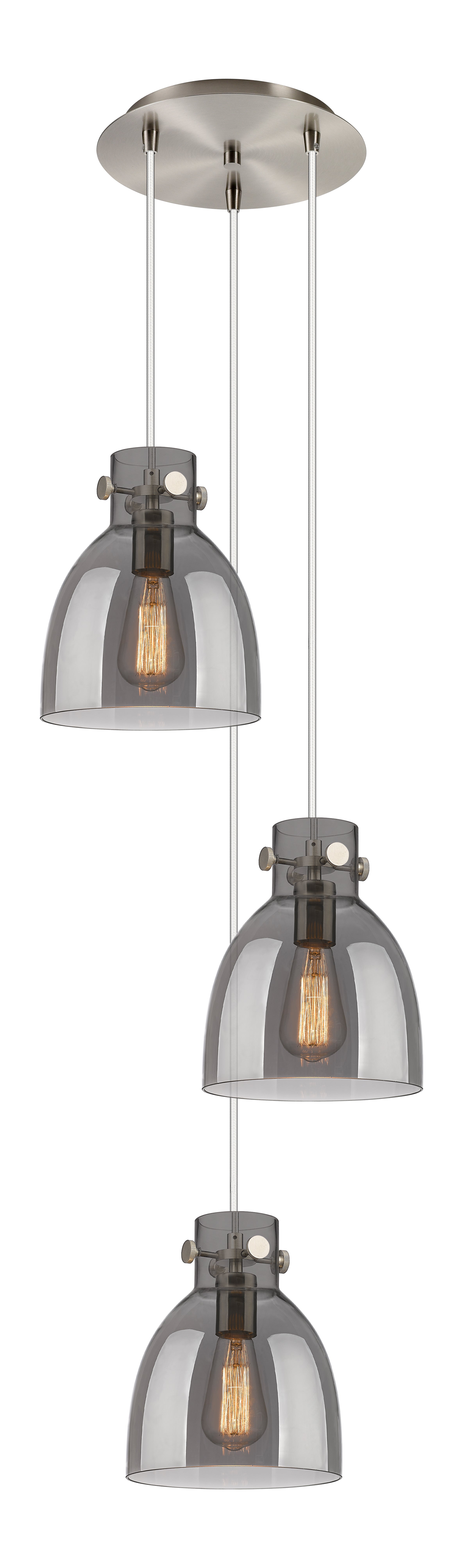 Downtown Urban Multi Pendant Brushed Brass