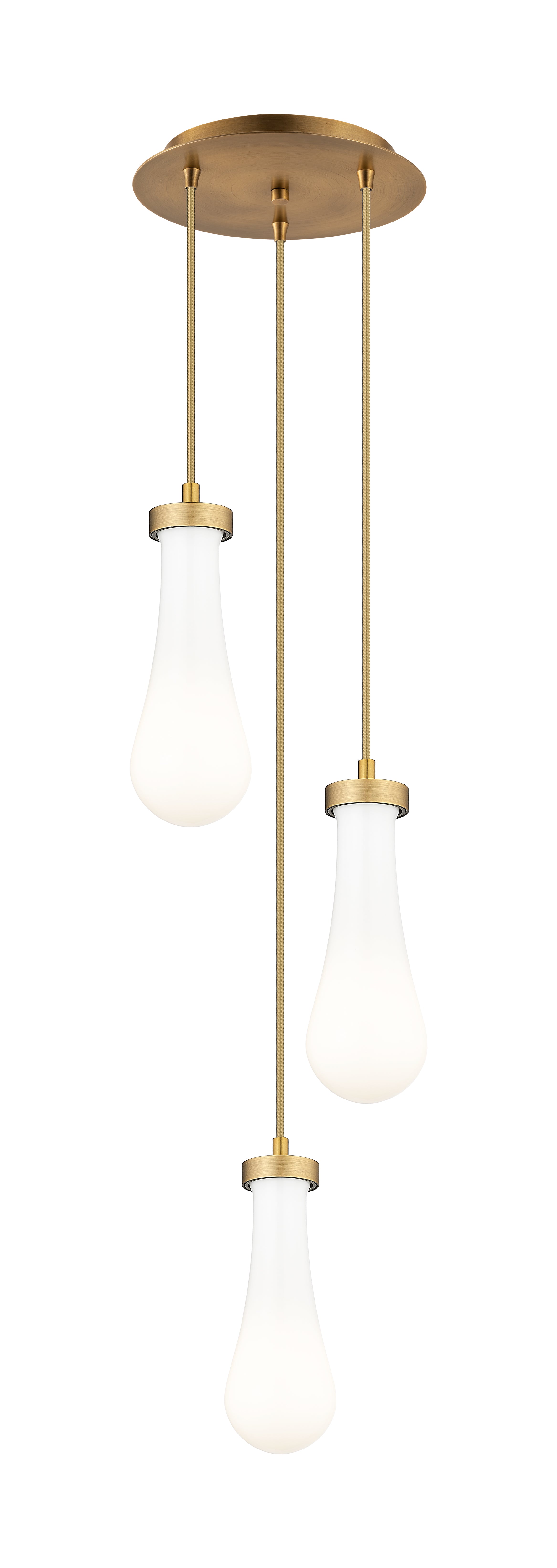 Downtown Urban Multi Pendant Brushed Brass