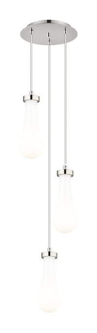 Downtown Urban Multi Pendant Brushed Brass