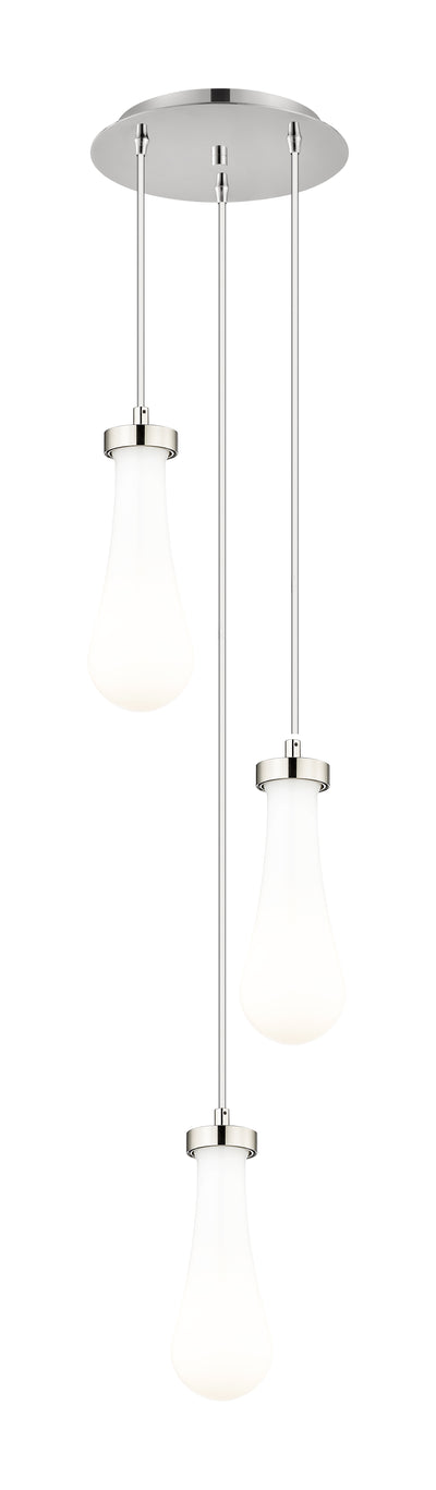 Downtown Urban Multi Pendant Brushed Brass