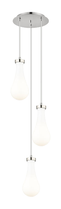 Downtown Urban Multi Pendant Brushed Brass