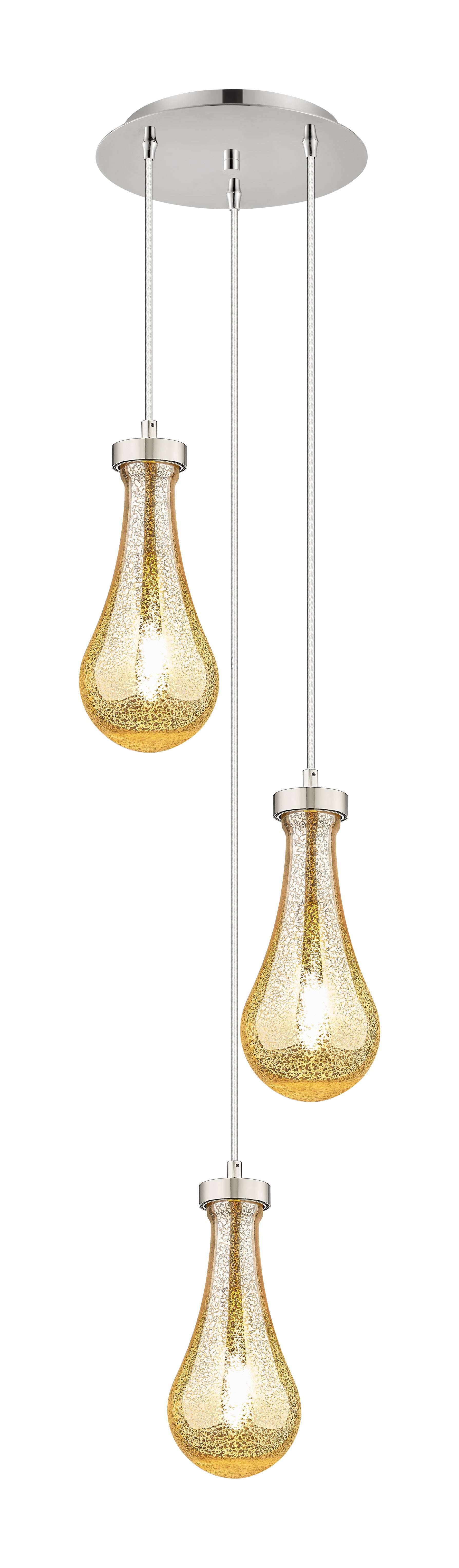 Downtown Urban Multi Pendant Brushed Brass