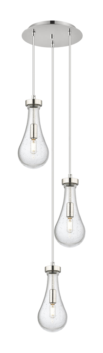 Downtown Urban Multi Pendant Brushed Brass