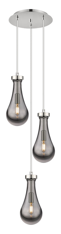 Downtown Urban Multi Pendant Brushed Brass
