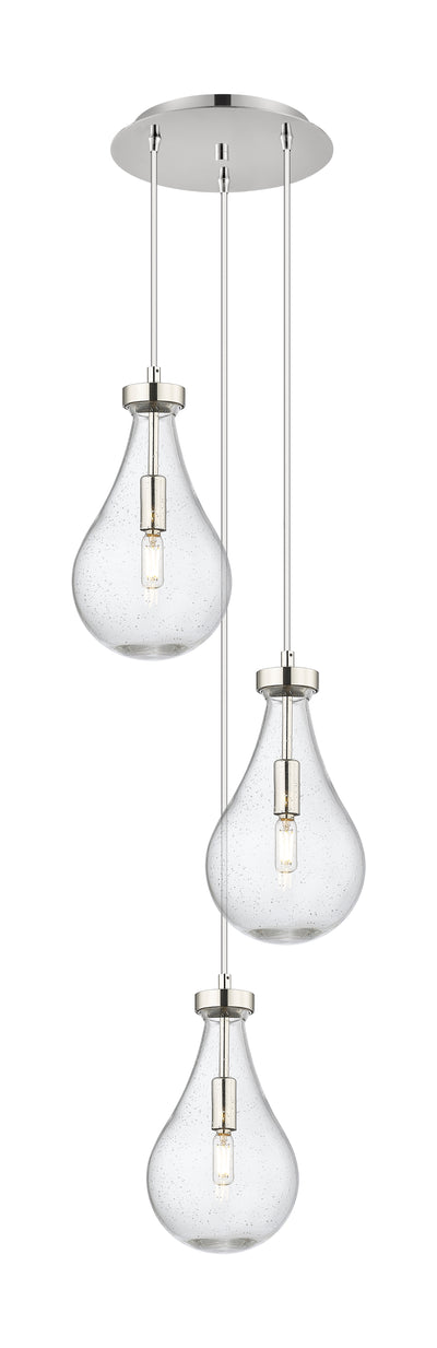 Downtown Urban Multi Pendant Brushed Brass