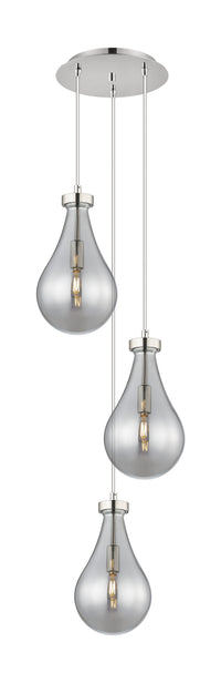 Downtown Urban Multi Pendant Brushed Brass