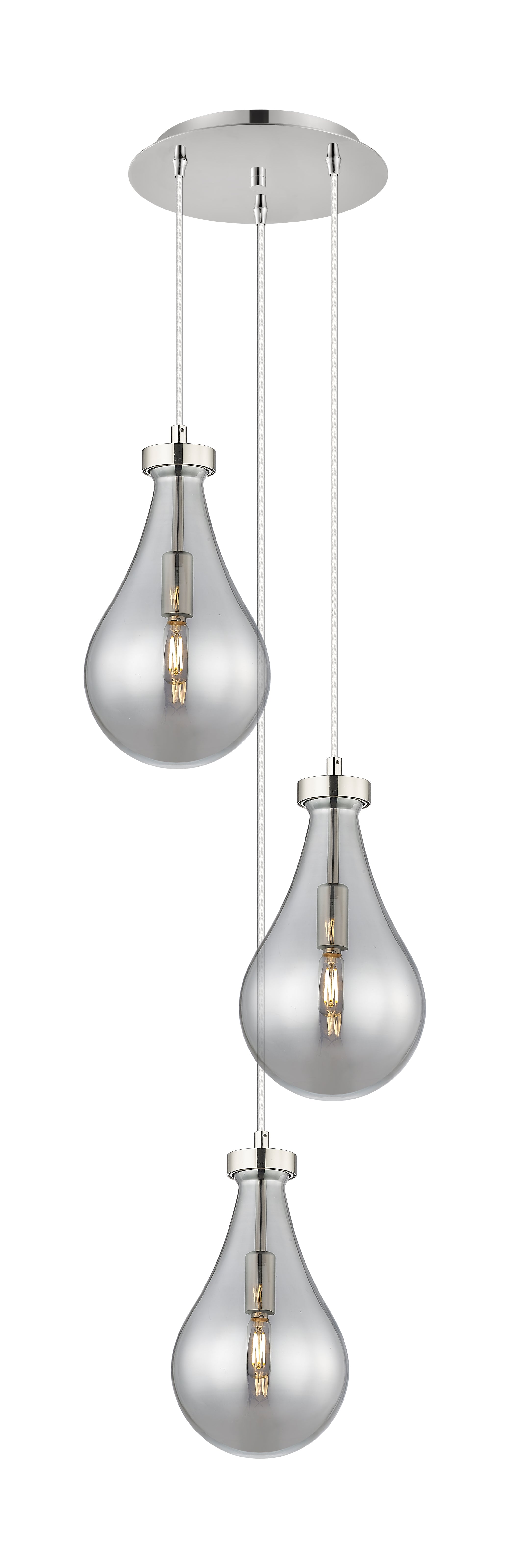 Downtown Urban Multi Pendant Brushed Brass