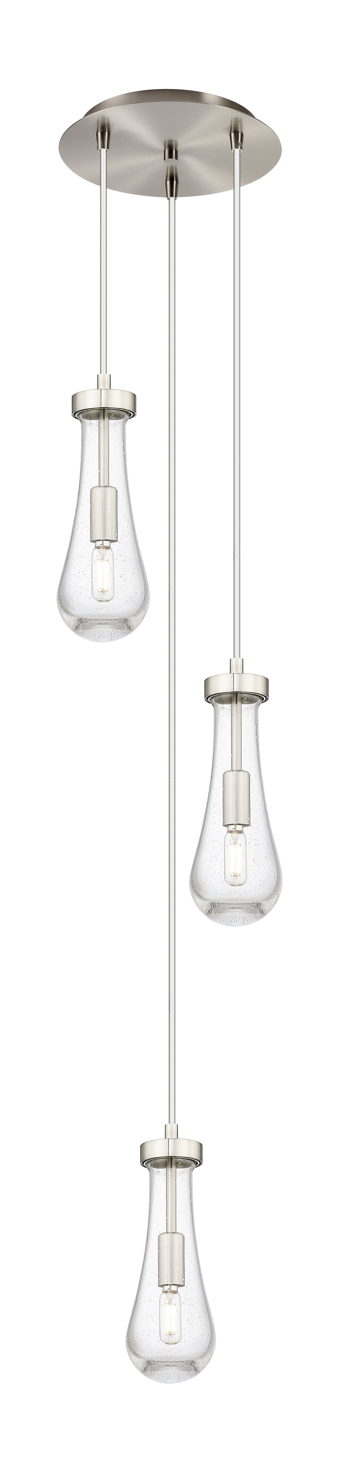 Downtown Urban Multi Pendant Brushed Brass