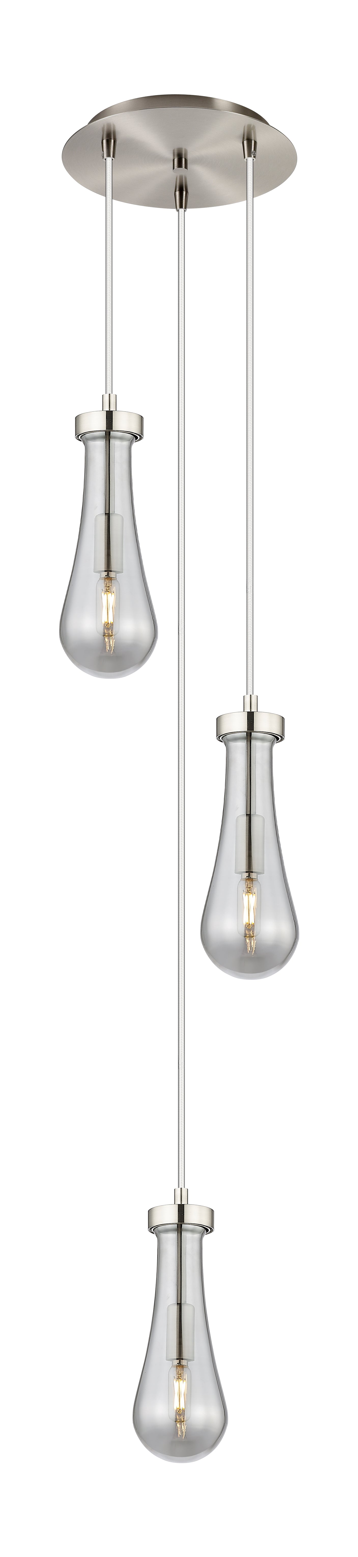 Downtown Urban Multi Pendant Brushed Brass
